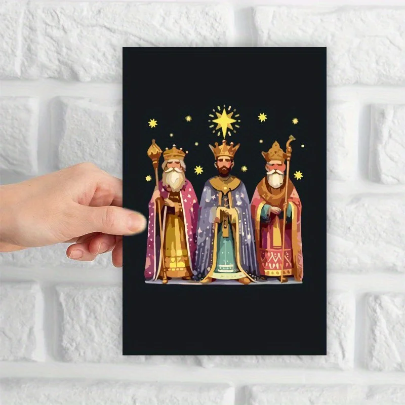 قطعة واحدة، بطاقة تهنئة يوم الملوك الثلاثة، بطاقة تهنئة فيليز ديون دي رييس، بطاقة تهنئة لوس رييس ماغوس، بطاقة ثلاثة رجال حكيمة #4