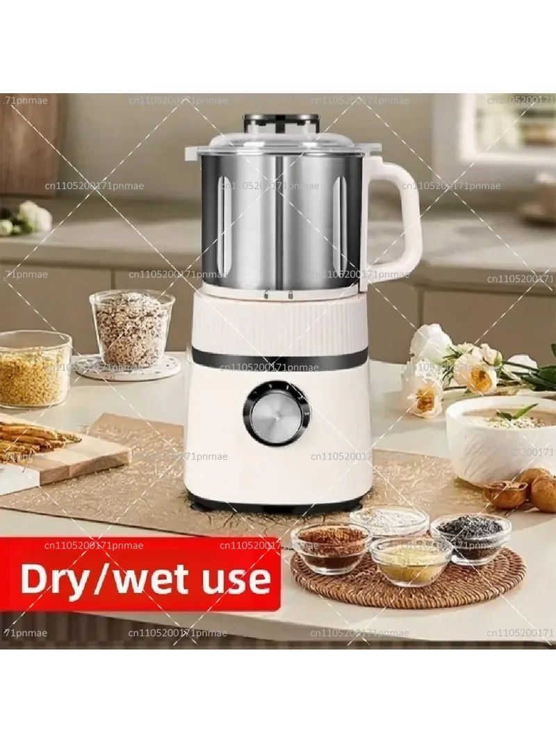 Electric Grinder for Grains & Legumes, Ultra-Fine All-Purpose Crusher, Home-Use Mill