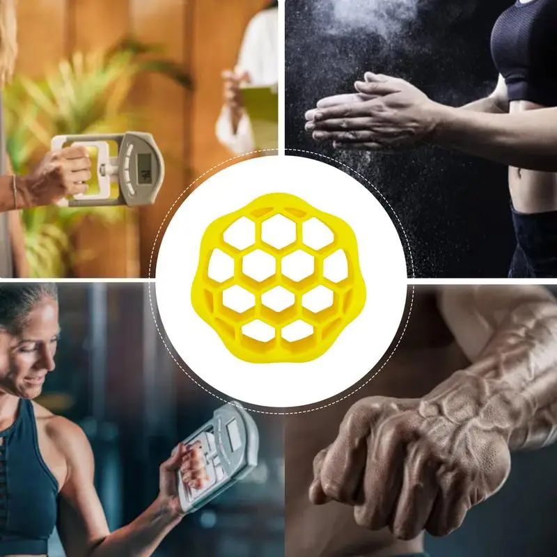 Anillo fortalecedor de músculos de la mano, ejercitador de dedos para gimnasio, Fitness, camilla ligera para actividades de los dedos, equipo de entrenamiento de palma de la mano