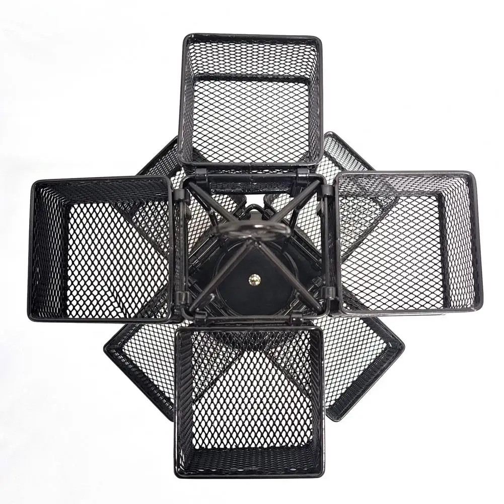 96 Tea Bag Holder 2 Tier Metal Tea Bag Organizer with 8 Compartments Rotating Tea Bag Storage Holder Spinning for Kitchen