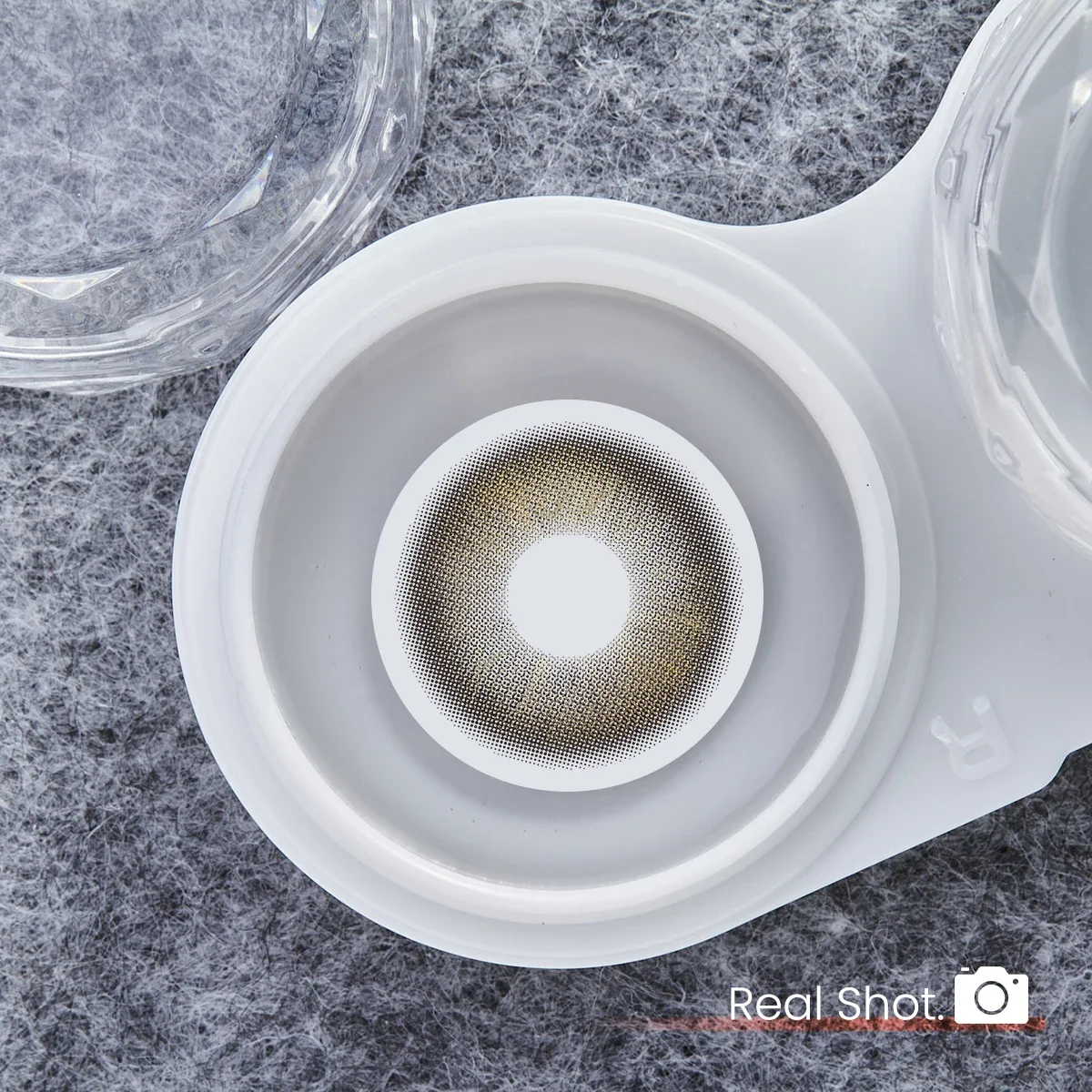 Lalens 14,5mm Farbige Kontaktlinsen für Kurzsichtigkeit Braun 6 Monate Nutzung Weiche Natürliche Augen-Schönheitsfarbkontaktlinsen für Tägliches Kosmetik-Make-up – Detail 7