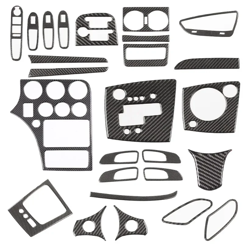 

For Alfa Romeo 159 Brera Spider 04-11 Soft Carbon Fiber Sticker Car Dashboard Gear Shift Panel Car inside decorative Accessories