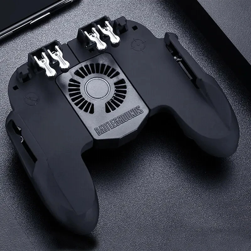 H9 Portable Integrated Multi-Function Cooling Mobile Gamepad Battery Power Supply for IOS/Android Six Finger Pubg Controller