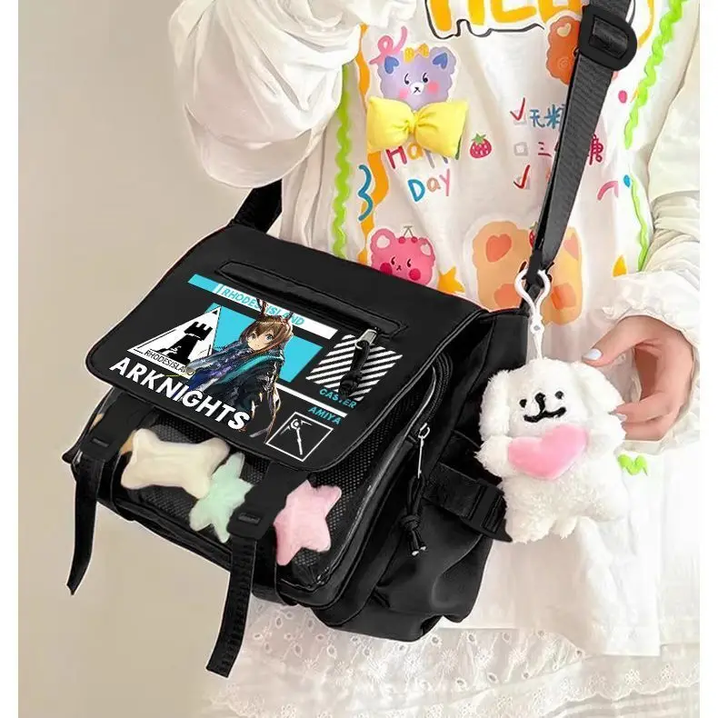 Arknights Single Shoulder Amiya Tutoring Barji Pain Texas Merchandise Anime Crossbody Bag Anime