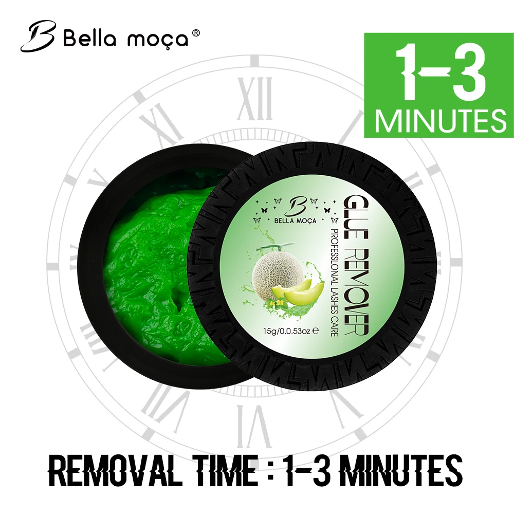 Средство для удаления клея для ресниц Bella moca, 15 г, средство для удаления клея с фруктовым вкусом, крем для наращивания ресниц, быстрое средство для удаления клея