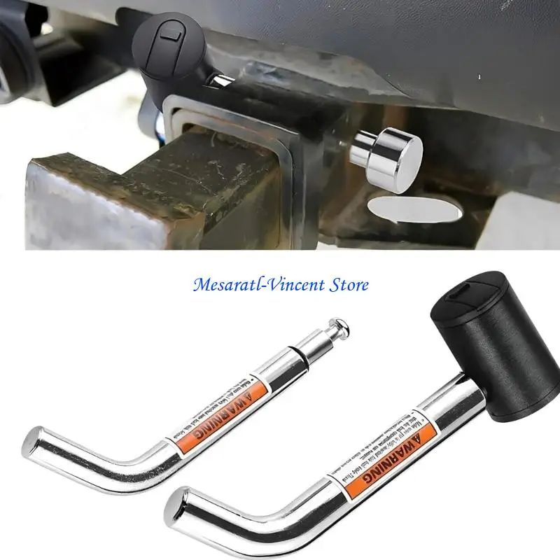 A70F Universal 5/8 Inch Car Truck Trailer Coupler Lock With Rotatable Head For Towing