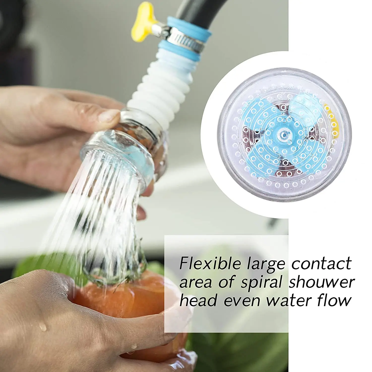 360 Degree Rotatable Faucet Tap Extender Splash-Proof Water Filter Water Saving Sprayer Filter Diffuser Kitchen Faucet Spouts