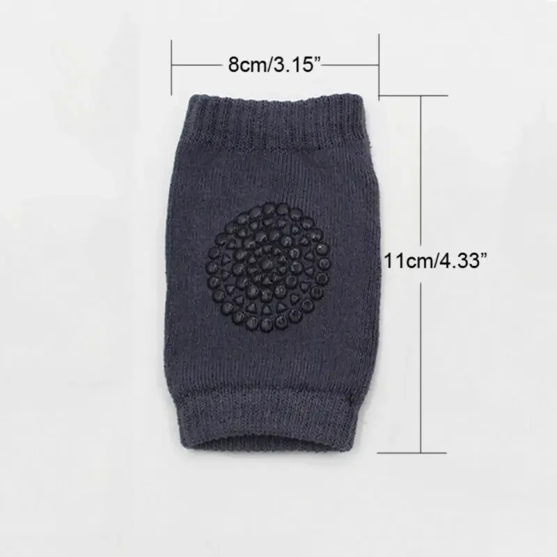 2024 Baby Accessories Baby Infants Safety Elbow Crawling Knee Breathable Warmer Protector Silica Gel Dots Anti-Slip Knee Pads