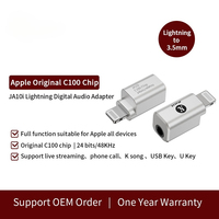 Lightning To 3.5mm Digital Audio Portable Decoding Amplifier HIFI Chip Headphone Adapter Mini