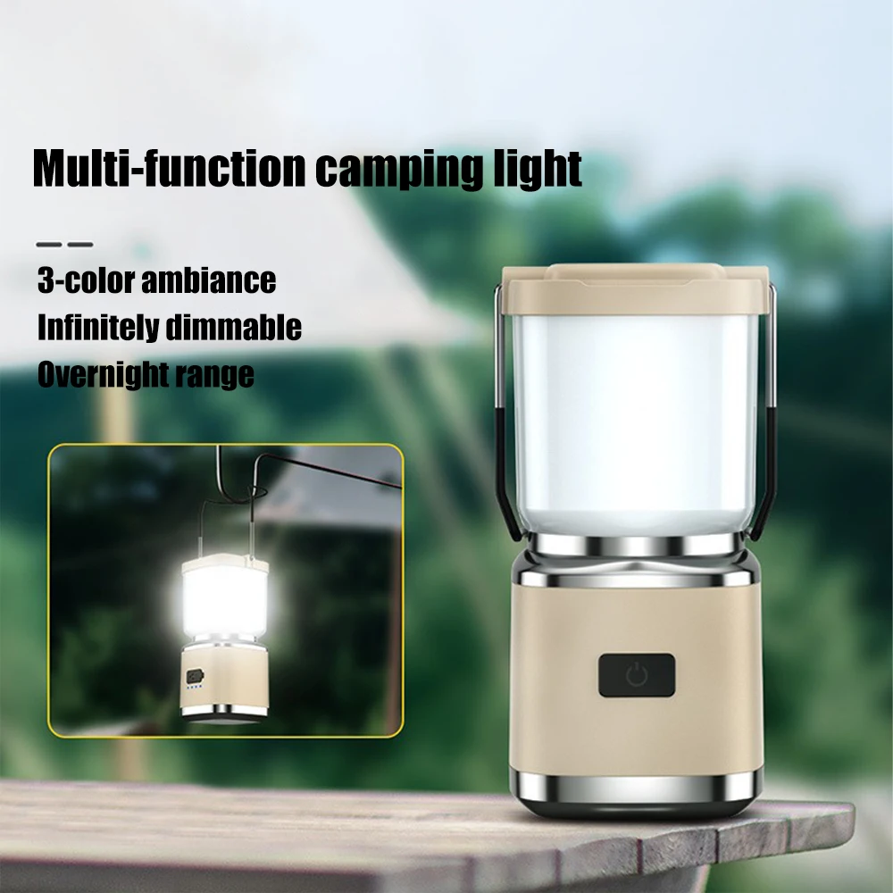 

Портативный USB перезаряжаемый светодиодный светильник для кемпинга, многофункциональный уличный аварийный подвесной светильник для палатки, пешего туризма, пикника, ночное освещение