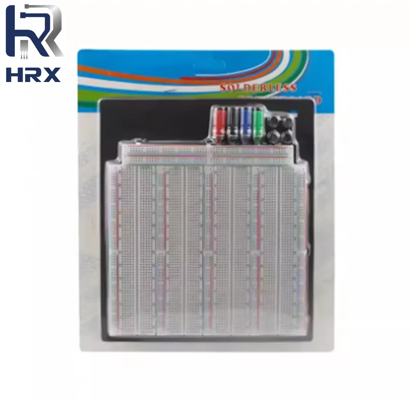 1pcs 2390 3220 Holes Solderless Breadboard Solderless Circuit Test Board ZY-208 MB-102 Four Combination Boards