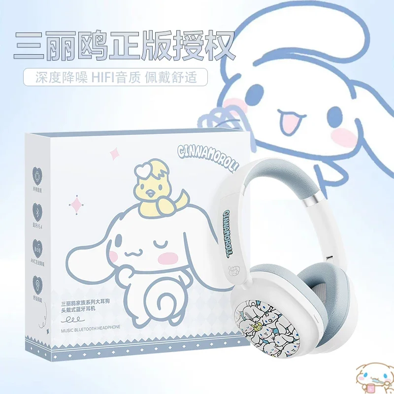 Sanrio Hello Kitty Wireless Over Ear Headphones Cute Pink Compatible With Ios Android  For Women Daily Music  Cute Gifts Toys view 4