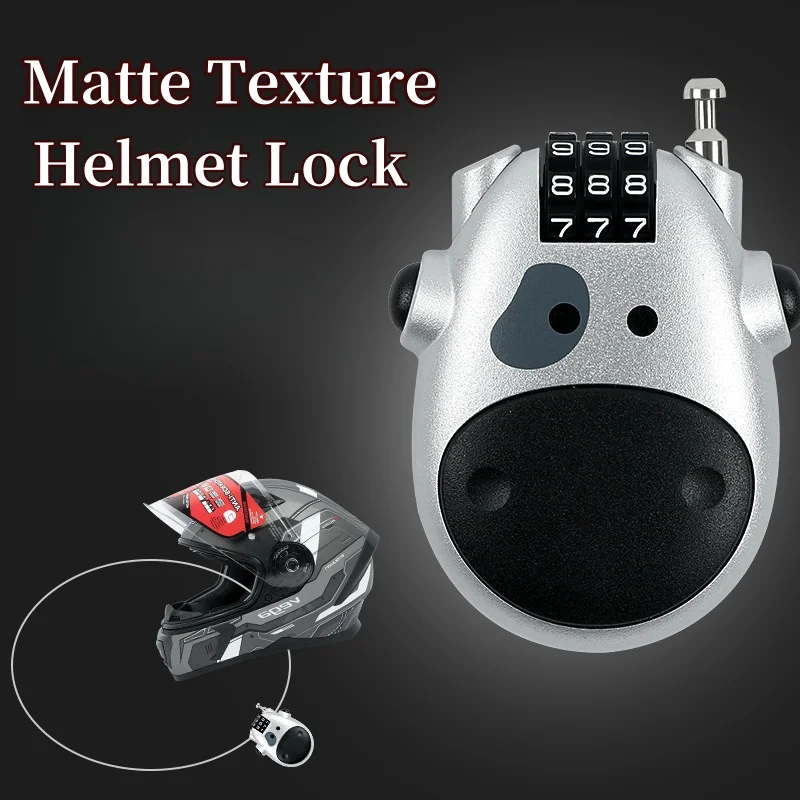 

1 Piece Retractable Thin Wire Rope Combination Lock Bicycle Anti-theft and Anti-shear Mini Small Combination Lock Accessories