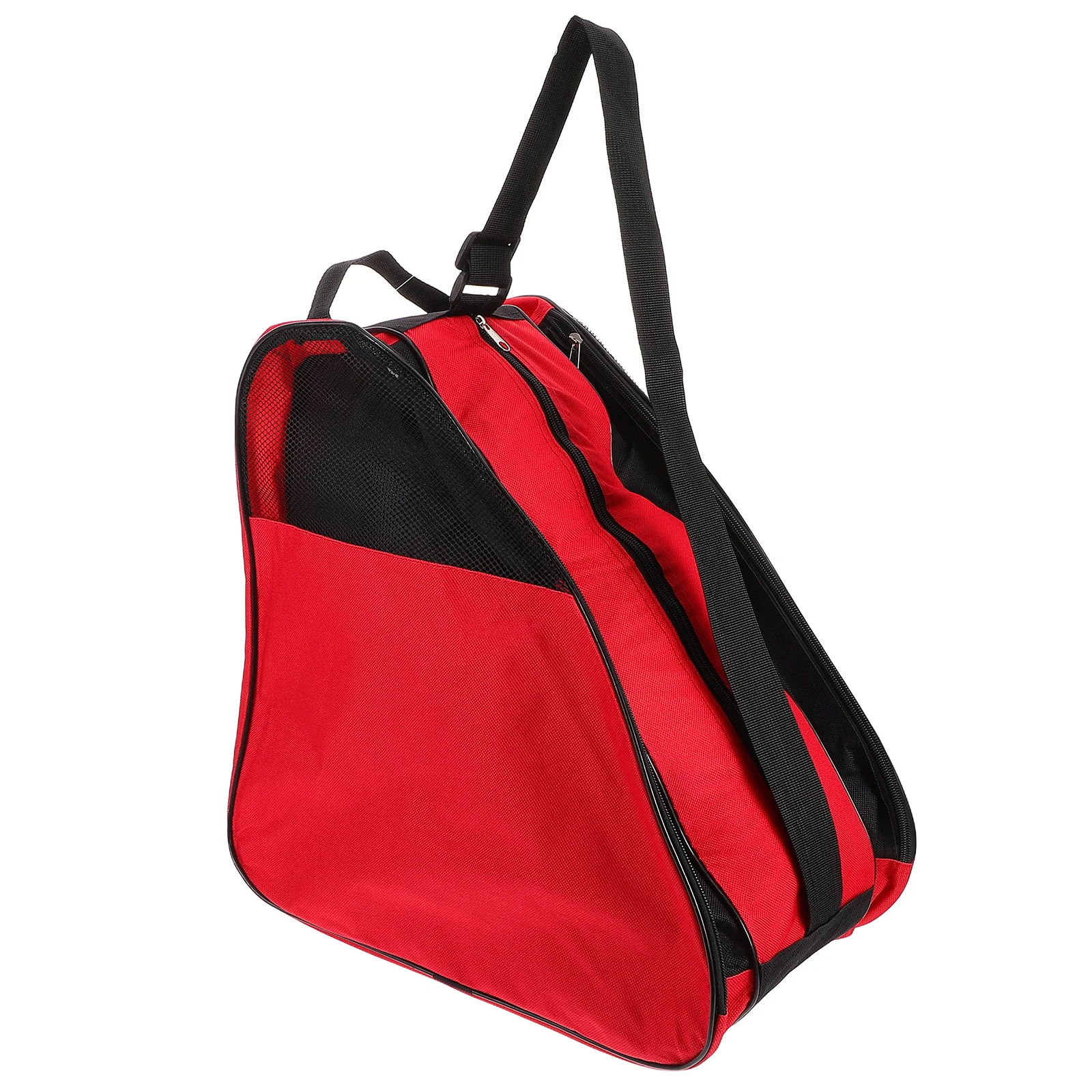 حقيبة تزلج دوارة خفيفة الوزن ومتينة للبالغين من الجنسين للتزلج على الجليد وحقيبة ظهر محمولة لتخزين أحذية التزلج على الجليد
