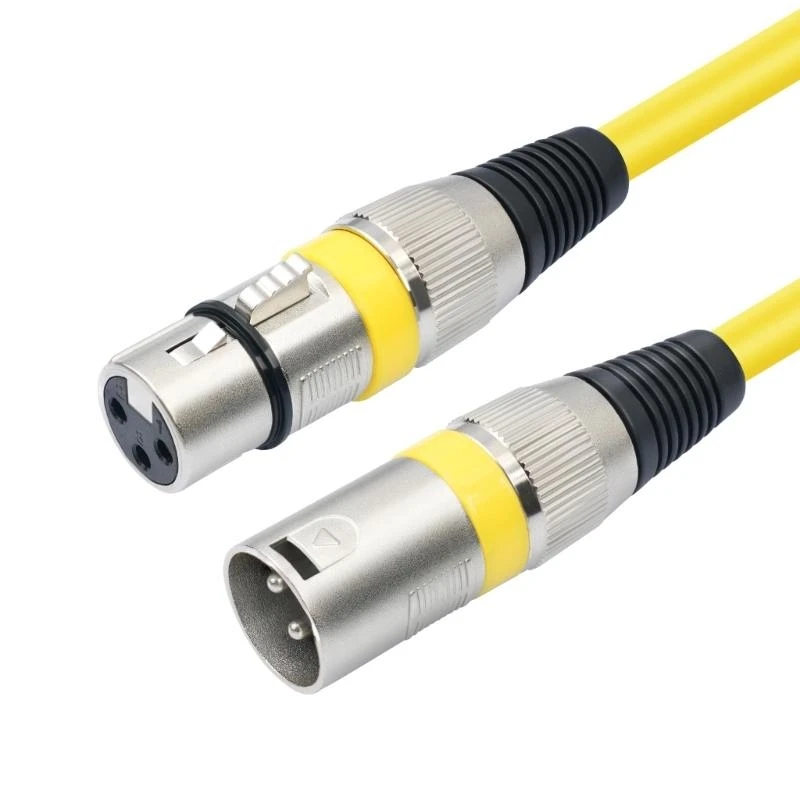 10xMale to Female Balanced Microphones Mixer Cable 3Pin Kanon Cable Cord 1m Length