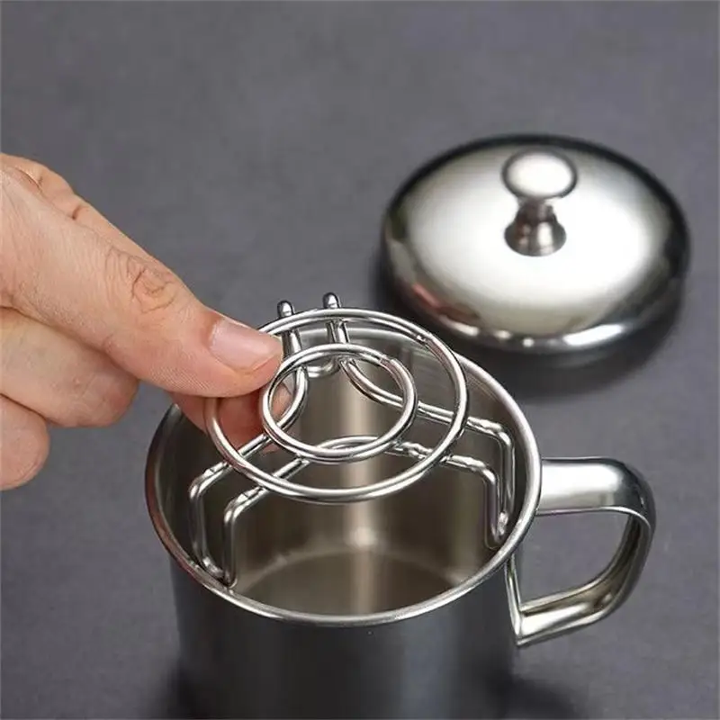 Ultra‑Mini Stainless Steel Steaming Rack Height‑Increased Support Stand For Health Pot Thermos Cup Small Pot