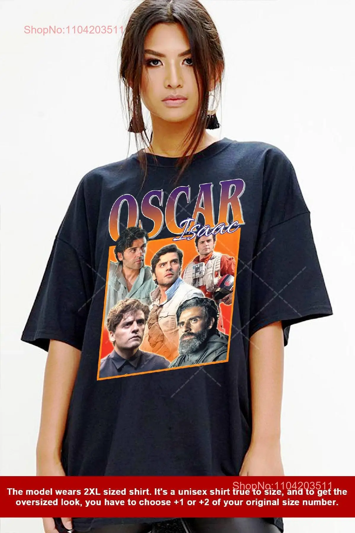 OSCAR ISAAC Vintage T Shirt Hernández Estrada American Actor Retro 90s Homage long or short sleeves