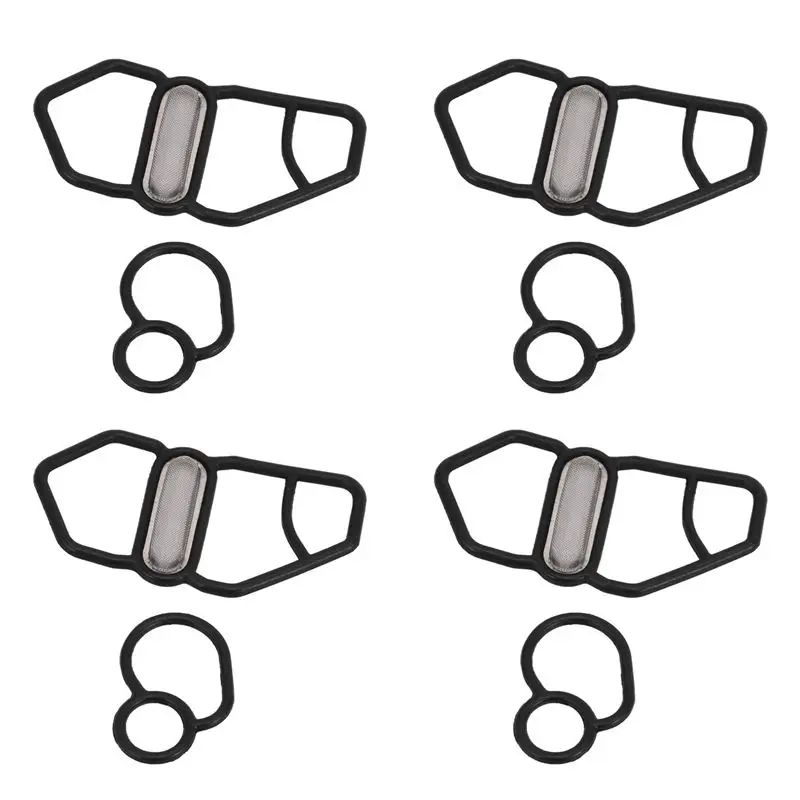 Junta Solenoide VTEC Superior + Inferior 8X Prática Compatível com Honda GSR NSX D16Z6 B18C1 B16A2 B18C5 36172-P08-015 15825-P08-005