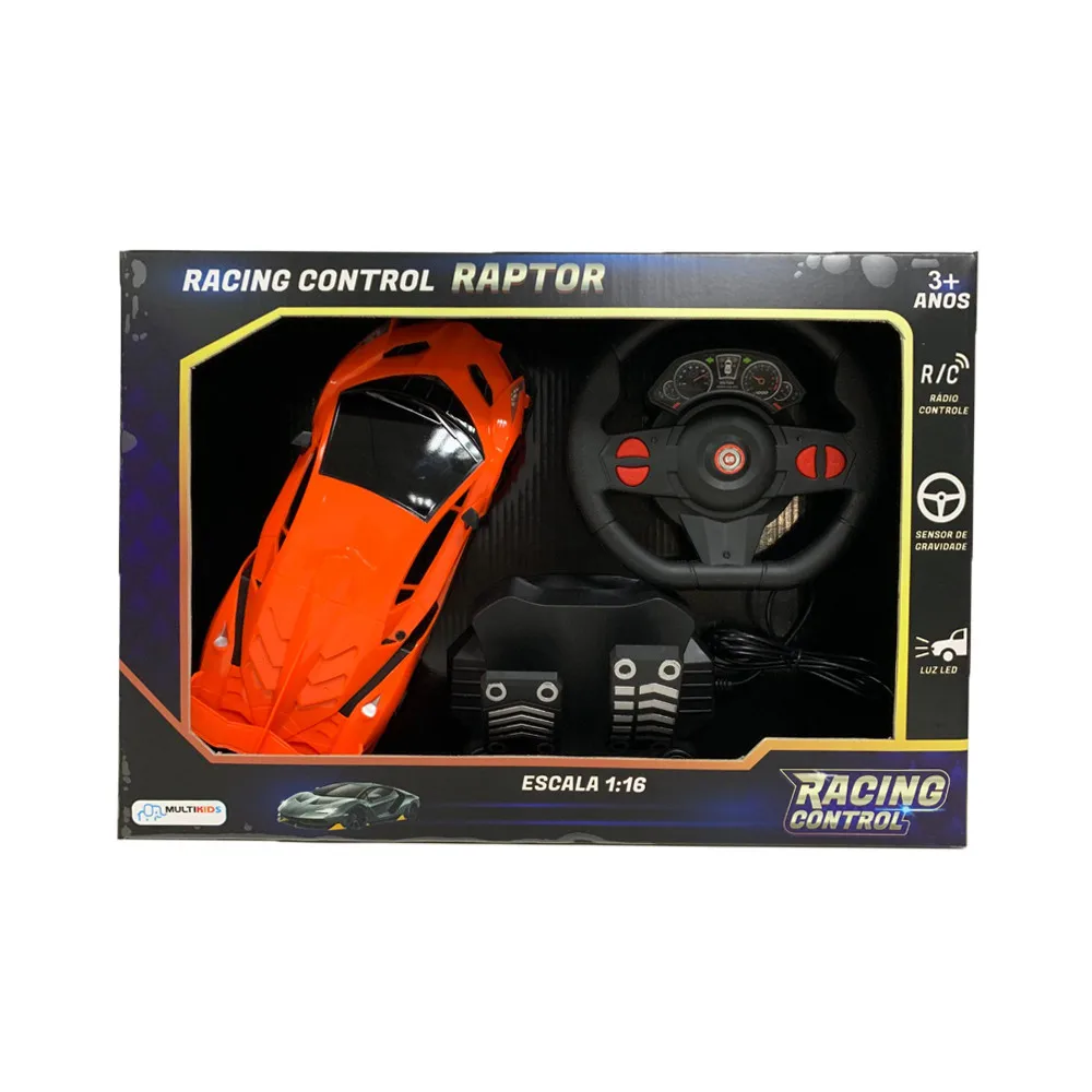 1:16 Cart Racing Control Raptor Orange Multichildren-BR1337