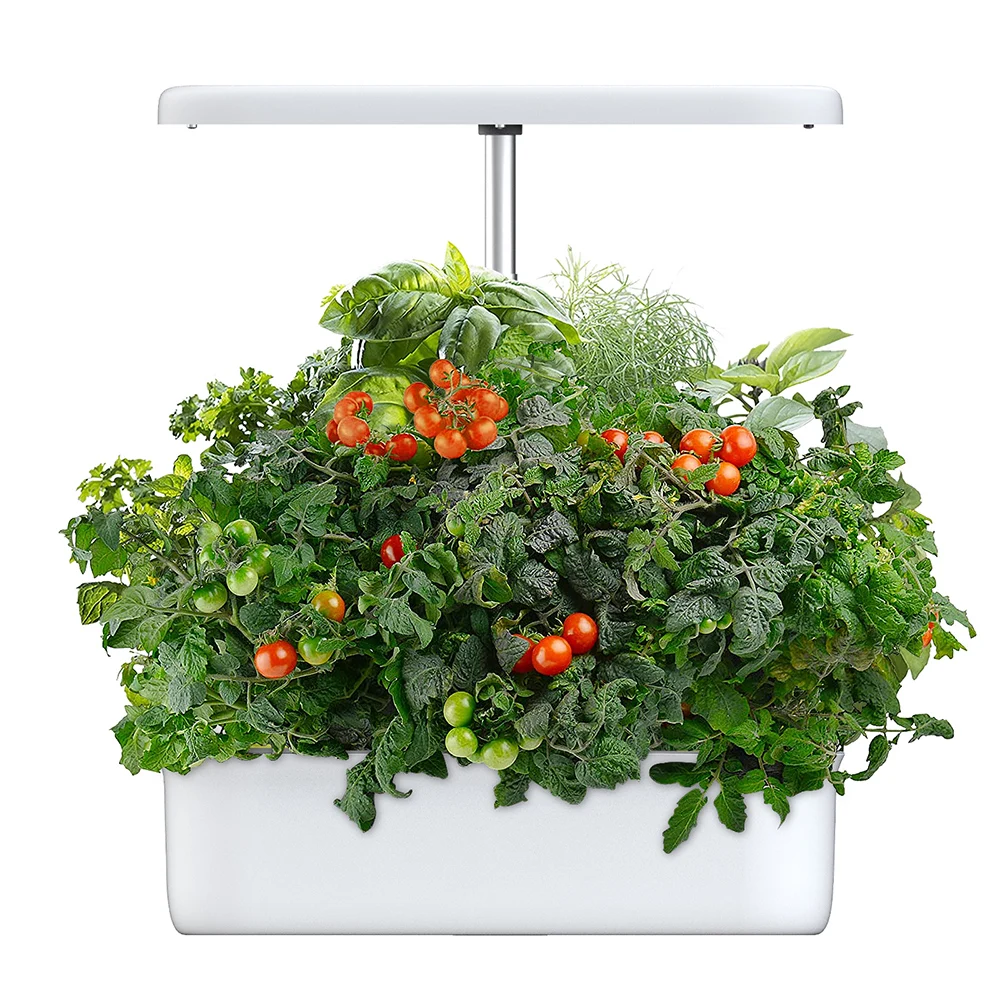 Bavagreen Hydroponics Growing System 8 Pods Smart Indoor Herb Garden Kit with Grow Light