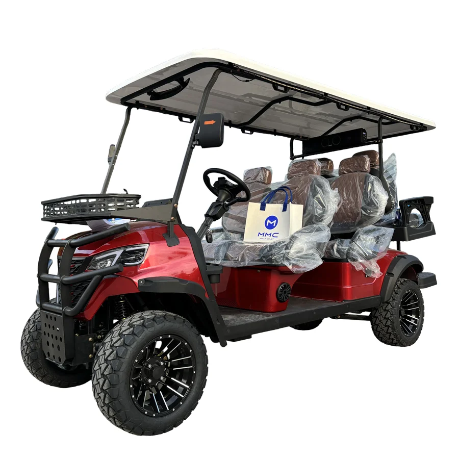 

New 4000/15000W 48V 60V 72V Battery Powered 4 Wheels 2 4 6 8 Seater Electric Off Road Beach Golf Cart