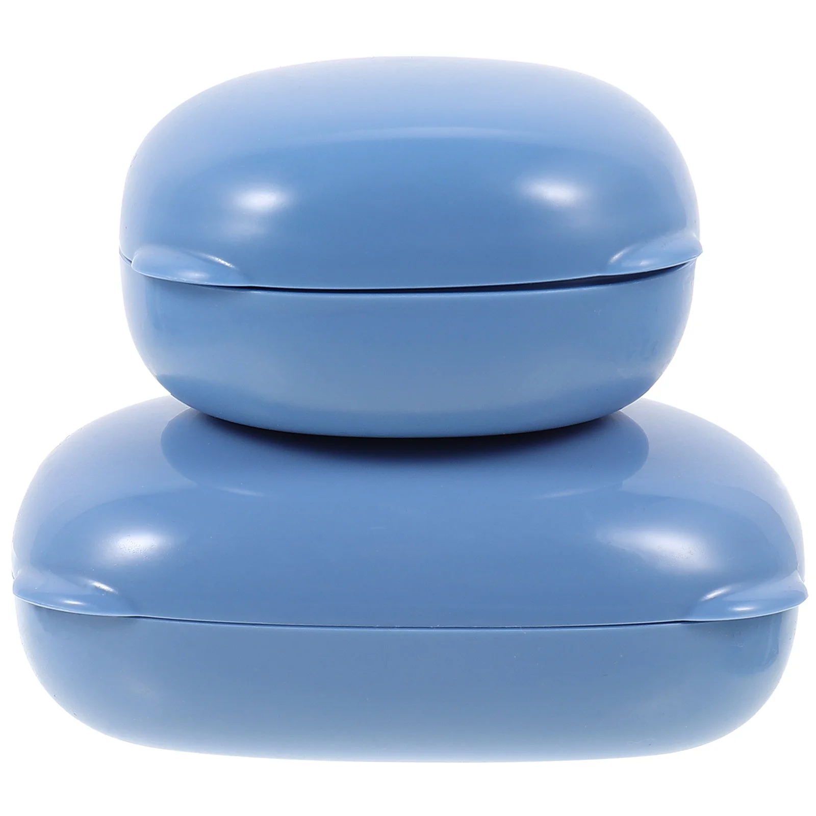 

2Pcs Waterproof Soap Dish Portable Soap Container Lid for Bathroom Toilet Household Supplies Storage Holder
