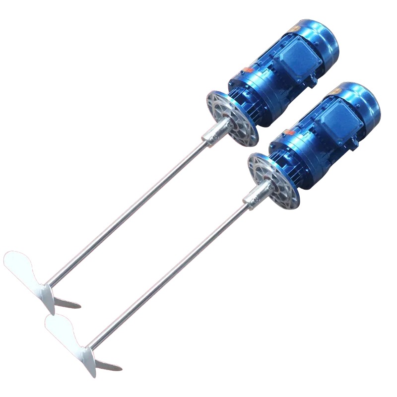 Industrial dosing drum mixer motor with deceleration mixer pump, sewage tank solution vertical cycloidal mixer
