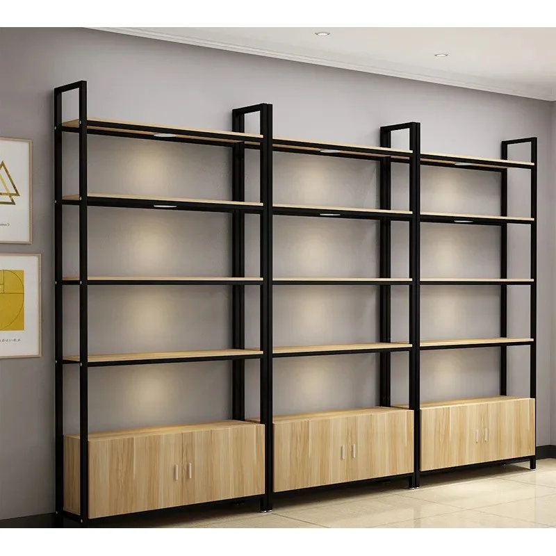 custom.Skincare Display Cabinets Salon Nail Display Rack Cosmetic Shop Shelf