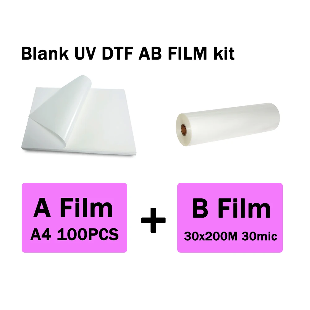 a4-a-film-100pcs-b-film-30x50m-uv-dtf-transfer-sticker-ab-film-kit-for-uv-dtf-printers