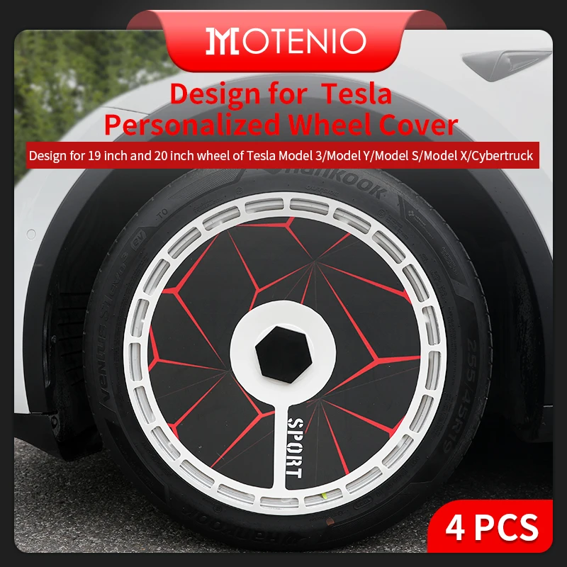 

Колпачки для автомобиля TESLA Model S/3/X/Y/Cybertruck, 19 и 20 дюймов, 4 шт.