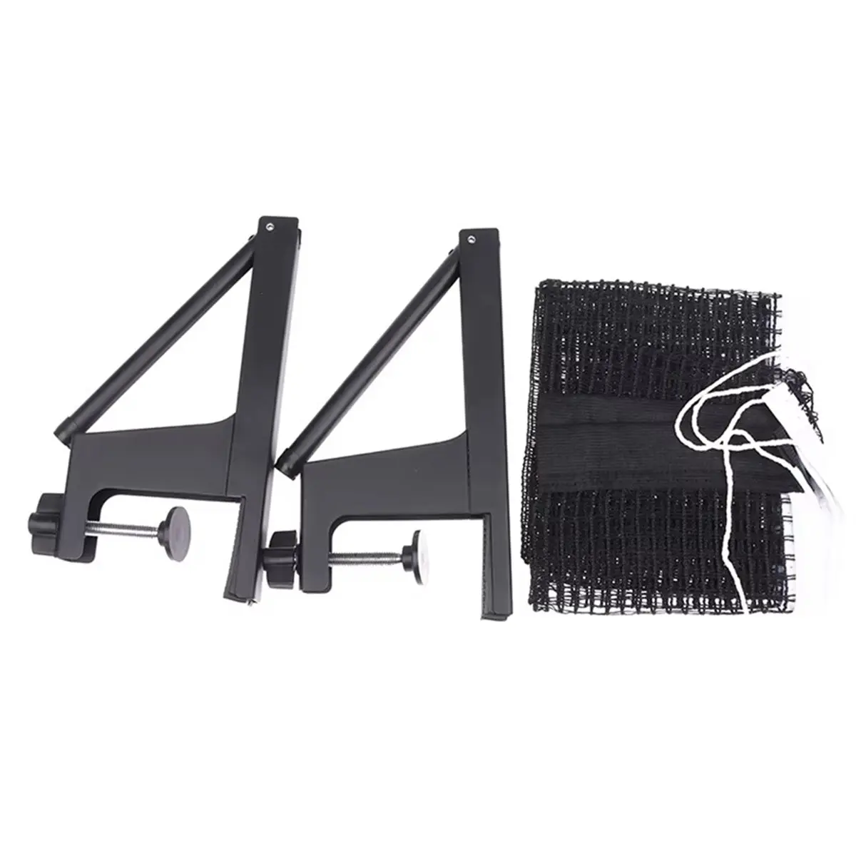Standard Clip-on/Screw Type Table Tennis Mesh Net Professional Pong Table Net Rack Kit Accessories Clamp Types