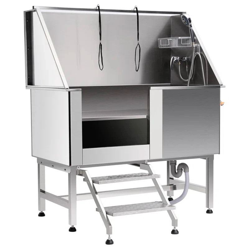 

Deluxe Electric Pet Bathing Tub Novelty Designed Stainless Steel With Lift Sustainable Dog & Cat Grooming Wash Machine