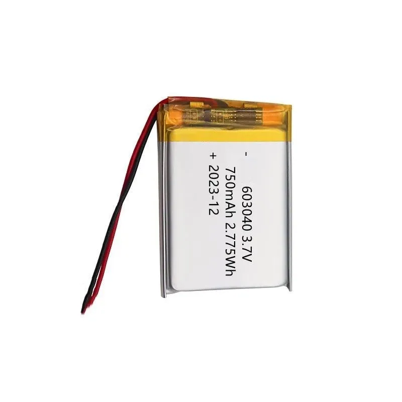 100pcs 603040 polymer lithium battery 3.7V children's toys early education machine Bluetooth speaker 600capacity lithium battery
