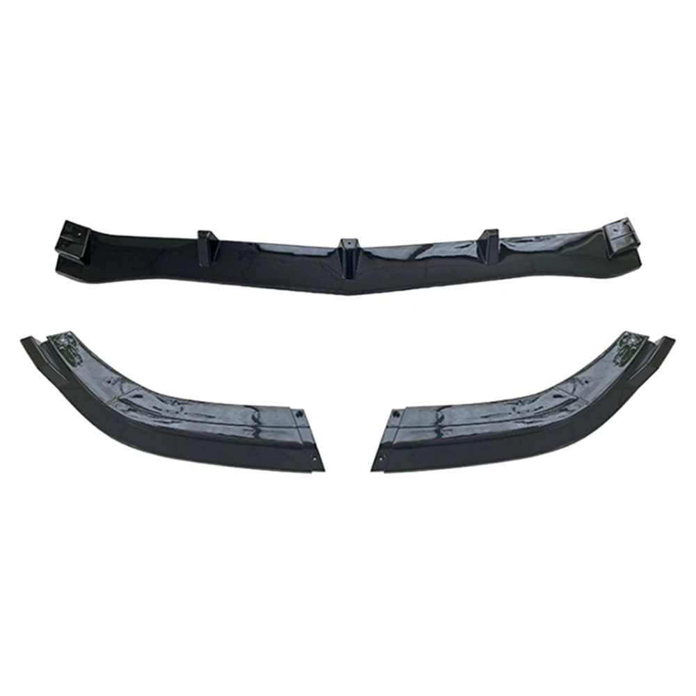 For Mercedes Benz W212 E200 E250 E300 E350 E400 E550 AMG Line Front Bumper Lip Splitter ABS Protect Trim Accessories 2012-2015