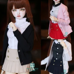 BJD doll clothes fit 27cm-60cm 1/3 1/4 1/6 BJD doll fashion t-shirt cardigan lace bandeau underwear girl gift accessories