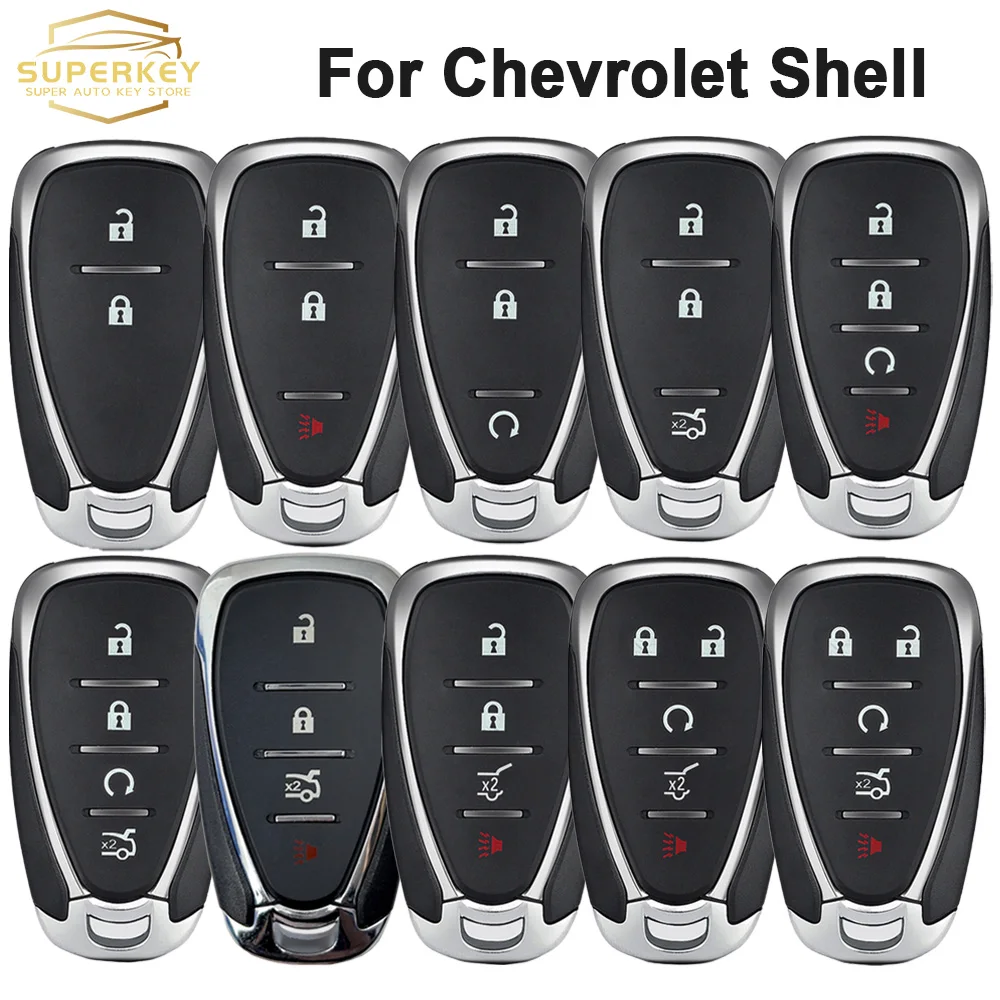 SUPERKEY Replacement For Chevrolet Chevy Spark Cruze Malibu Camaro Equinox Traverse Sonic Volt Bolt Trax Remote Key Shell Case