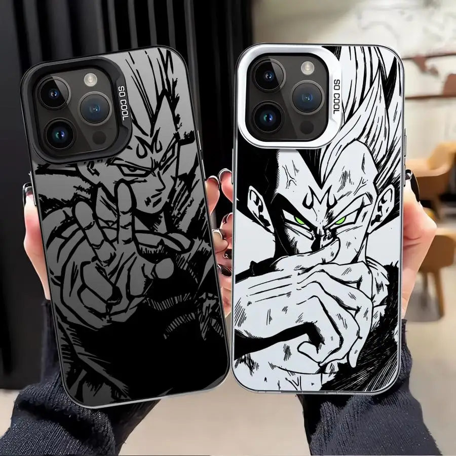 Funda para Teléfono iPhone 17 Pro Max 16 12 Pro 14 Plus 13 Air 11 15 Dragon Ball Z Vegeta Cool