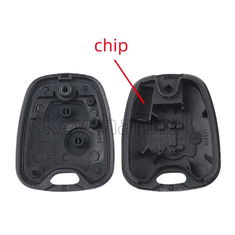 keychannel 1pcs 2 Buttons Car Key Shell Remote Case Cover With NE72 Key Blade FOR Peugeot 206 Replacement Remote Case