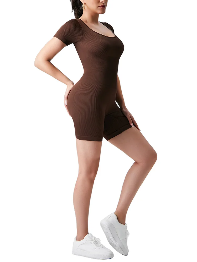 

Naked Sensation Yoga One-Piece Suit ort Sve Training Air Yoga Bodysuit Fitn Ensemble Inteated Design Sportswear