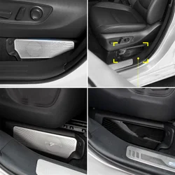For Toyota Sienna XL40 2021 2022 2023 LHD Accessories Stainless Steel Protective Cover For Front Seat Air Intake Modification