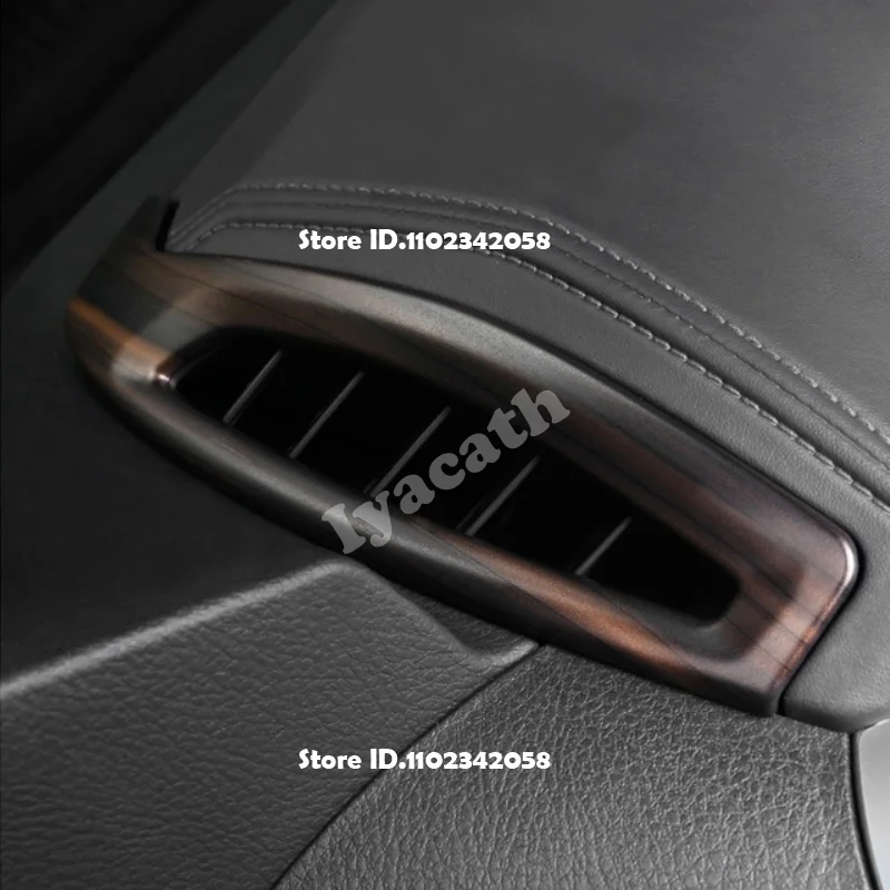 For Toyota C-HR CHR 2016 - 2022 Wood Grain Inner Window A Pillar Decor Panel Ceiling Roof Reading Lights Lamp Cover Accessories