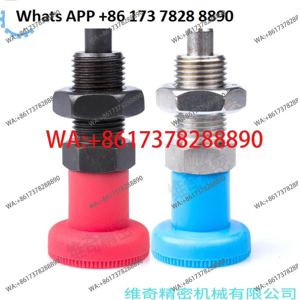 Knob Plunger, Spring Positioning Pin, Indexing Pin, Auto Reset Plunger, Stainless Steel Positioning Post, Pull Pin