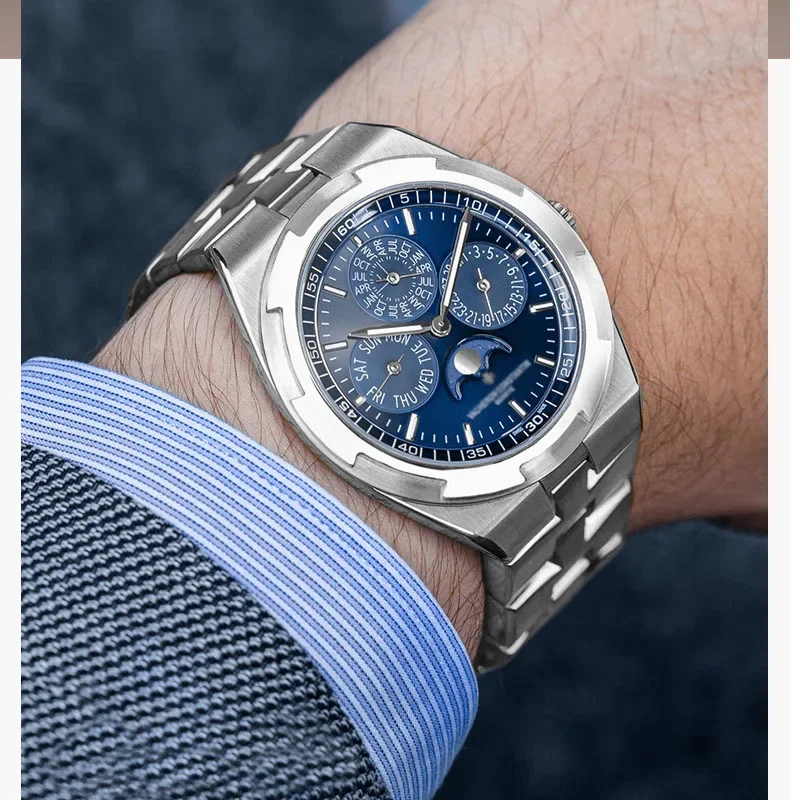 7mm 8mm 8.5mm Stainless Steel Watch Band For Vacheron Constantin 4500V 5500V 7900 p47040 Watch strap vc Convex Mouth bracelet