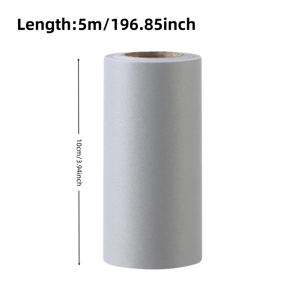 1PC 5m/196.85inch PVC Self-adhesive Skirting Line Waist Line Wallpaper Baseboard Wall Border Stickers