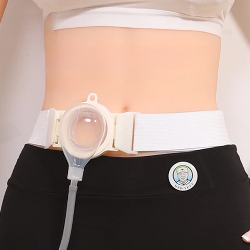 Urinary Tract Ostomy Bag Night Urinary Bag Day Night Use Waist Belt Type Bladder Side Fully Cut Ostomy Urine Collection Bag