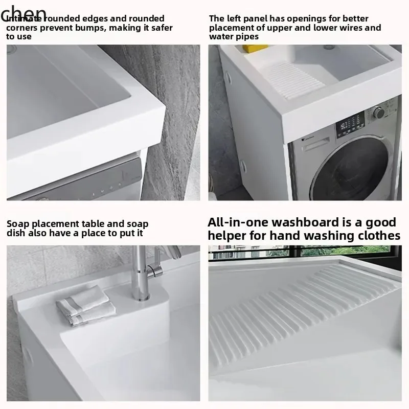Laundry Cabinet Combination Integrated Cabinet Drum Washing Machine Companion Cabinet Bathroom