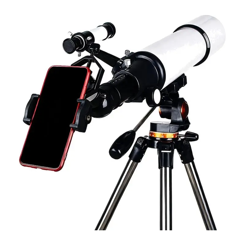White High Definition Refraction Monocular Astronomy Children Beginner Star and Moon