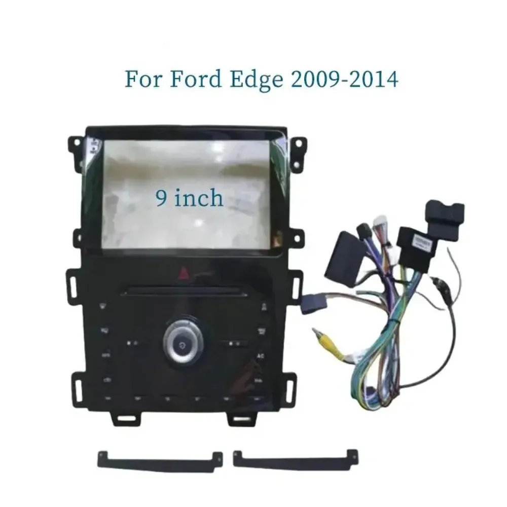 9'' Face Plat Adapter Canbus Box Car Radio DVD Player Fascias Frame For Ford Edge 2009-2014 Android Dashboard Fitting Panel Kit