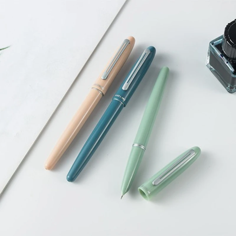 NATAMI First Encounter Series Morandi Ink Pen Macaron PPQ Dark Point 0.5 F Fountain Pen PREPPY Office Student Pens for Writing view 4
