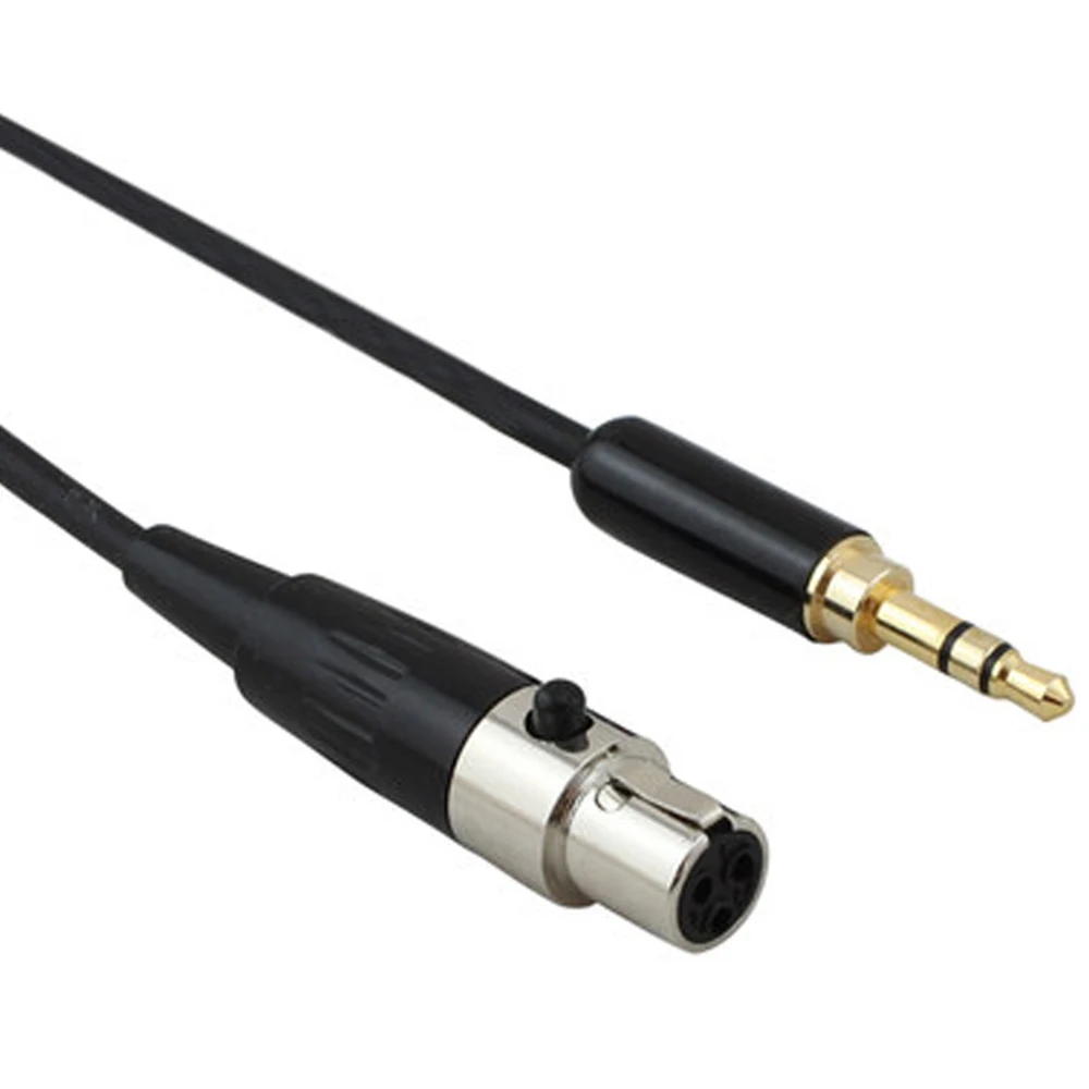 3.5mm Jack to 3Pin Mini XLR Female for BM800 PC Headphone Mixer Microphone Stereo Camera Amplifier 0.3M